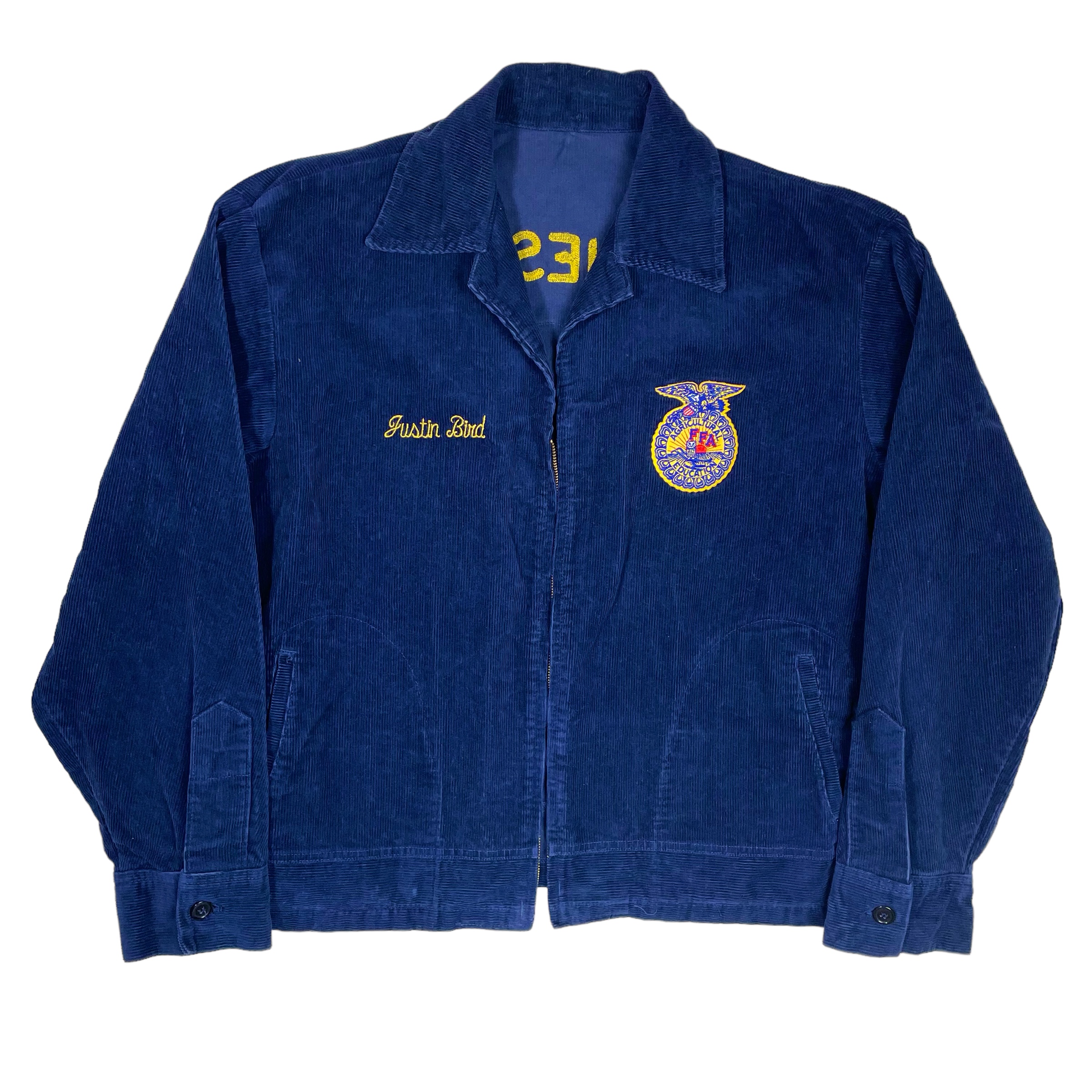 1980s FFA Cord Jacket – XL – Harolds Vintage Shop